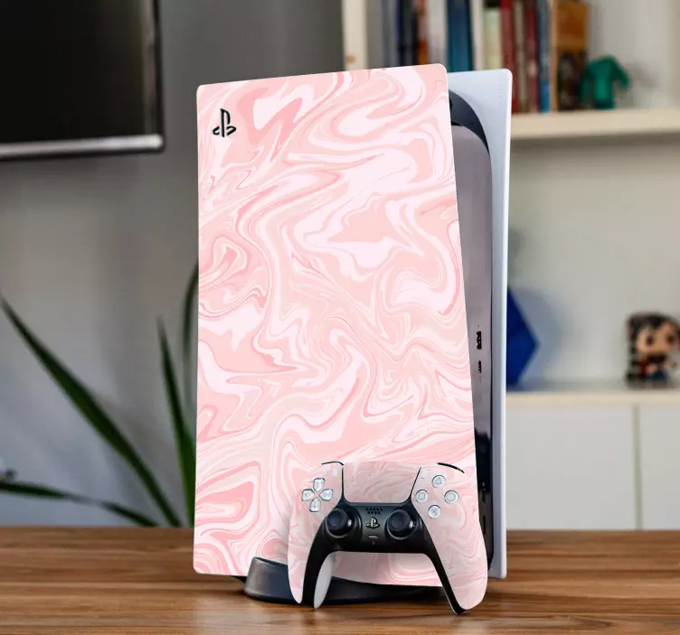 Ps4 sticker marmerpatroon ontwerp - TenStickers