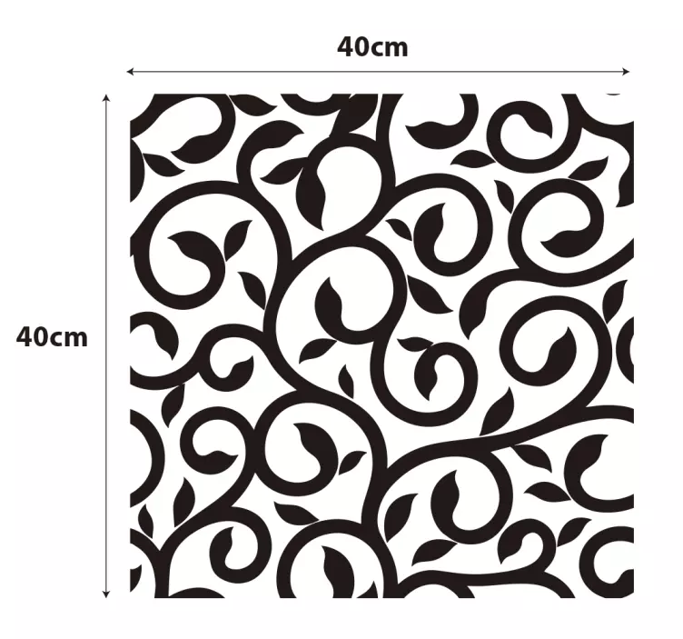 Slaapkamer raamsticker klimplant - TenStickers