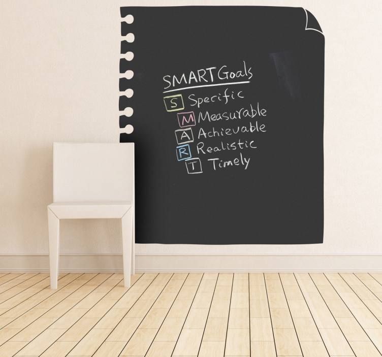 Muursticker Krijtbord Notitieblok - TenStickers
