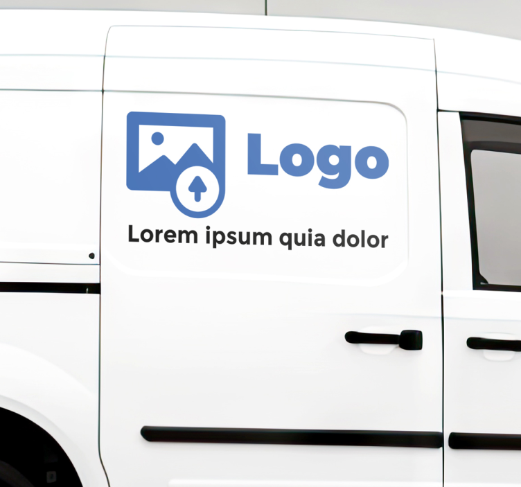 Auto reclame stickers  met logo - TenStickers