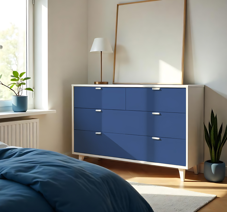 Zelfklevende folie - Mat Marineblauw - TenStickers