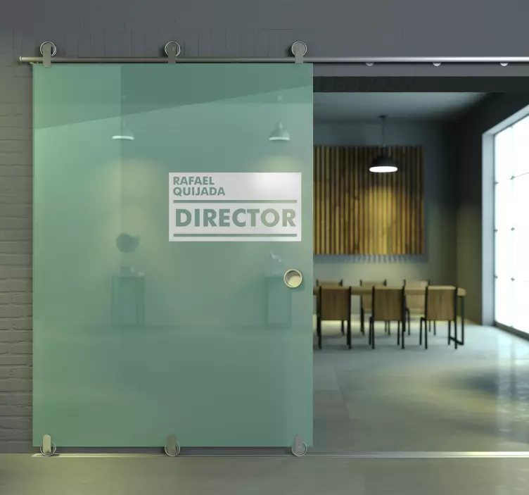 Aanpasbaar vrachtvervoer Deursticker - TenStickers