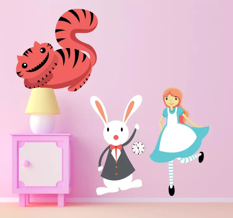 Alice in Wonderland sticker - TenStickers