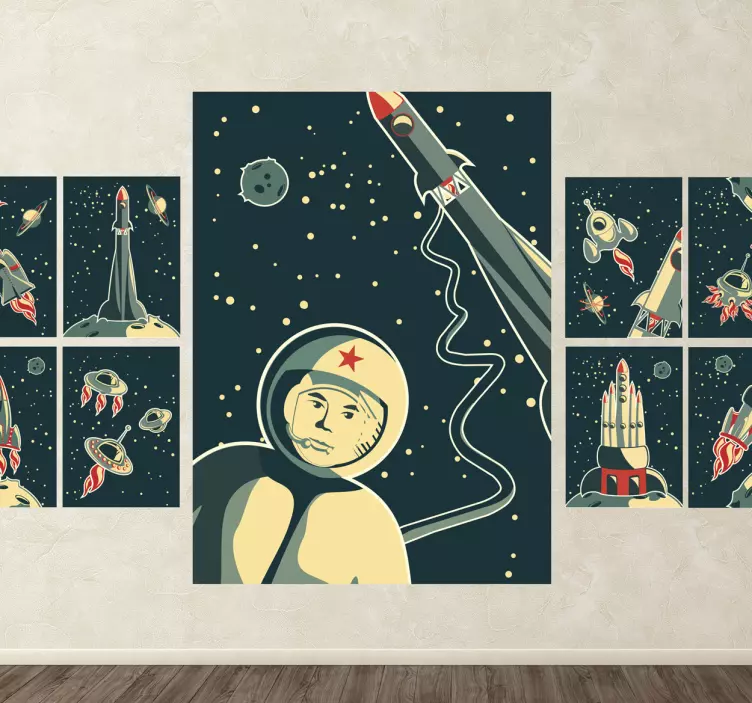 Astronauten sticker - TenStickers