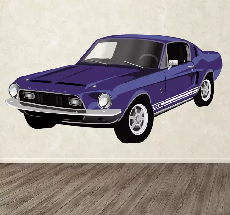 Auto Ford Mustang - TenStickers