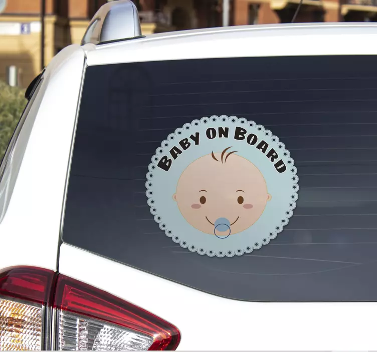 Auto sticker baby on board - TenStickers