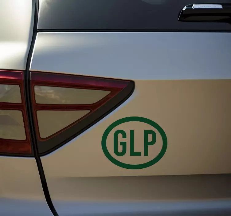 Autosticker met tekst GLP - TenStickers