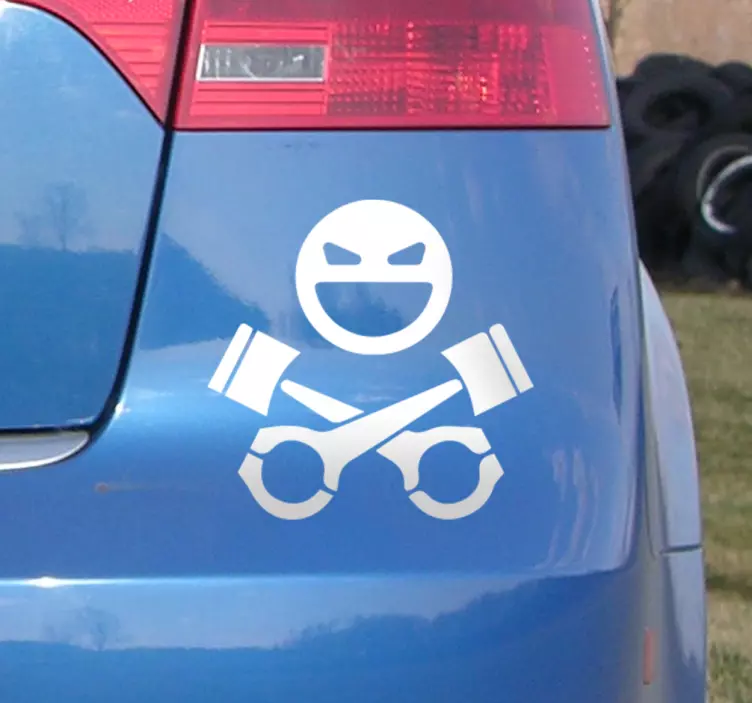 autosticker piraat - TenStickers