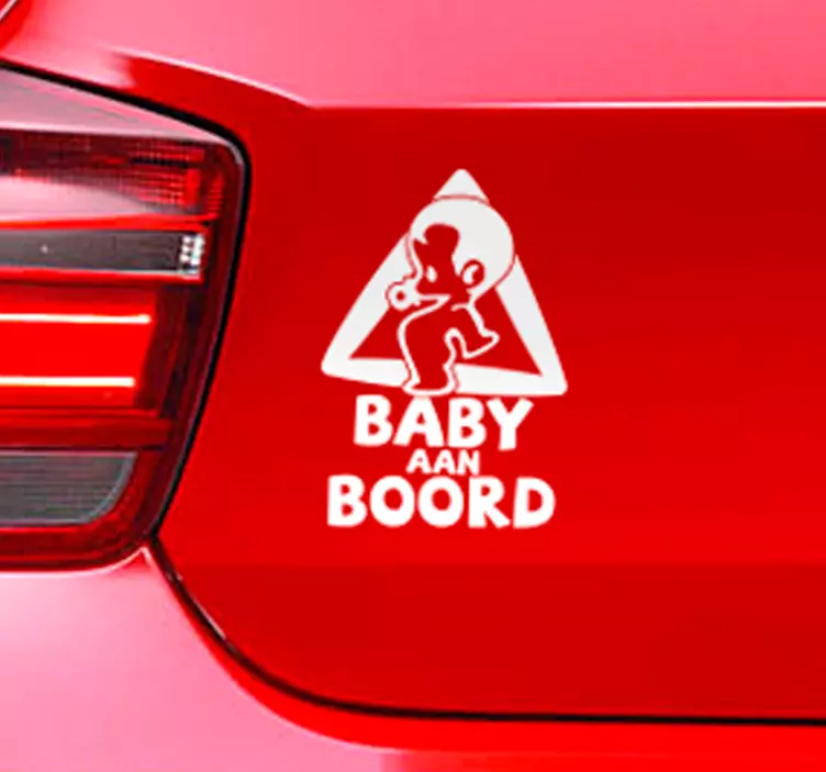 Baby on board sticker cool - TenStickers