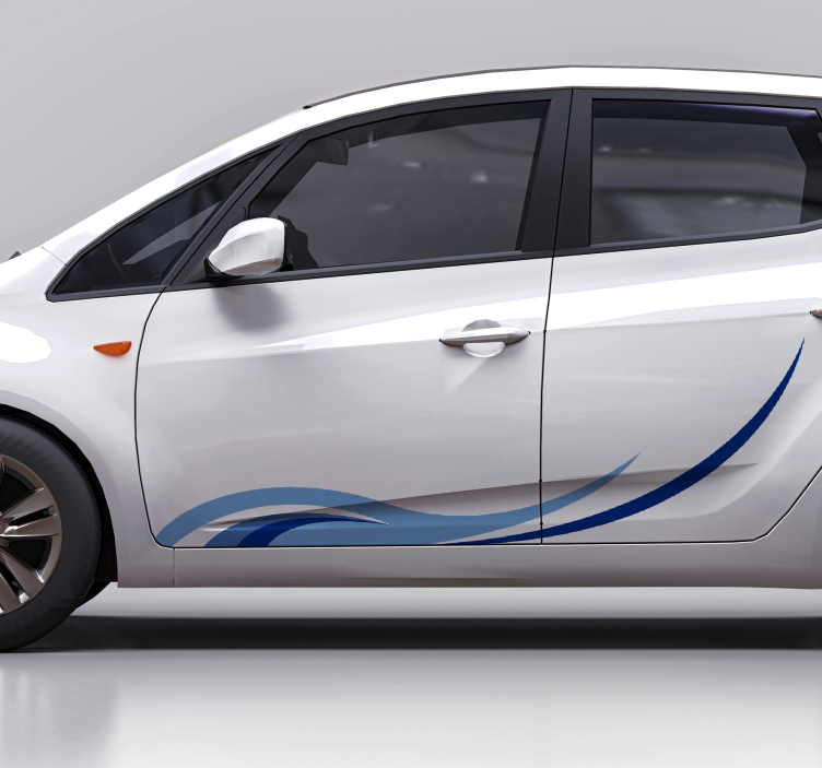 Bestickering auto golf illustratie - TenStickers