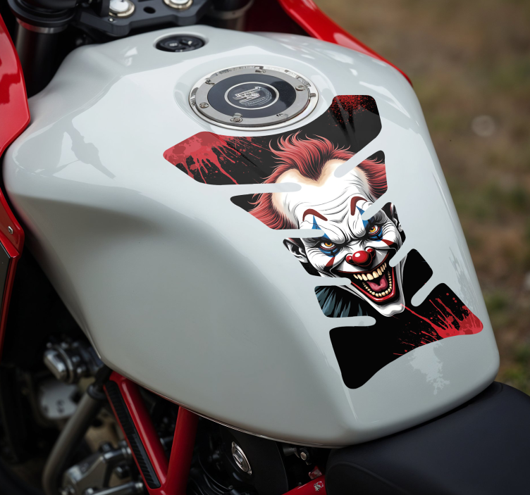 Boze clown motor sticker - TenStickers