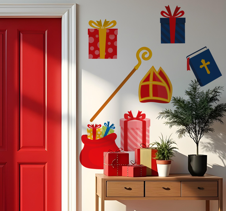 cadeau sticker pack sinterklaas sticker - TenStickers