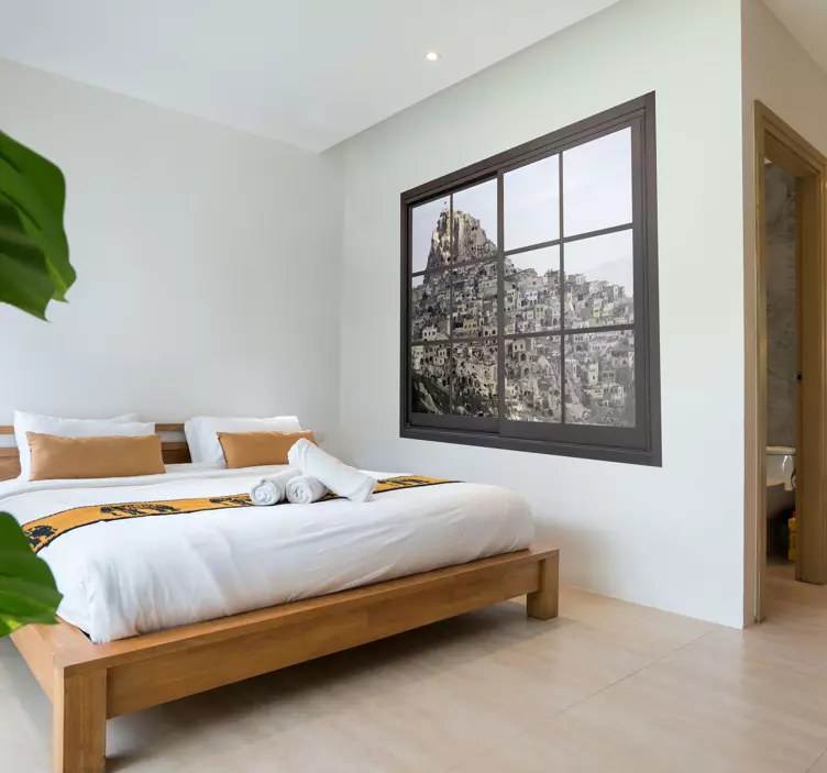 Cappadocië kasteel muursticker - TenStickers