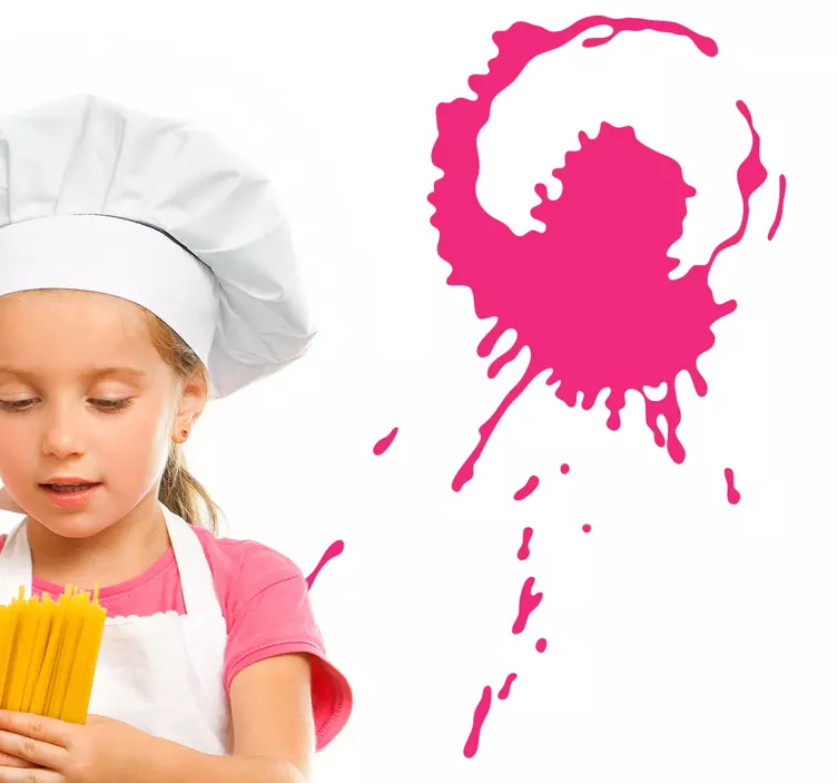 Creatief spetterpatroon decoratie sticker - TenStickers