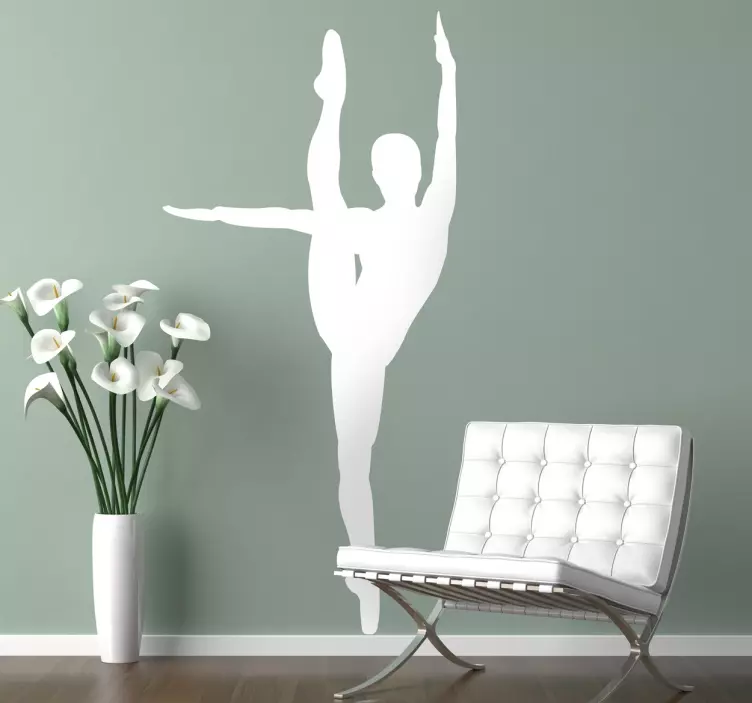 Dans elastisch sticker - TenStickers