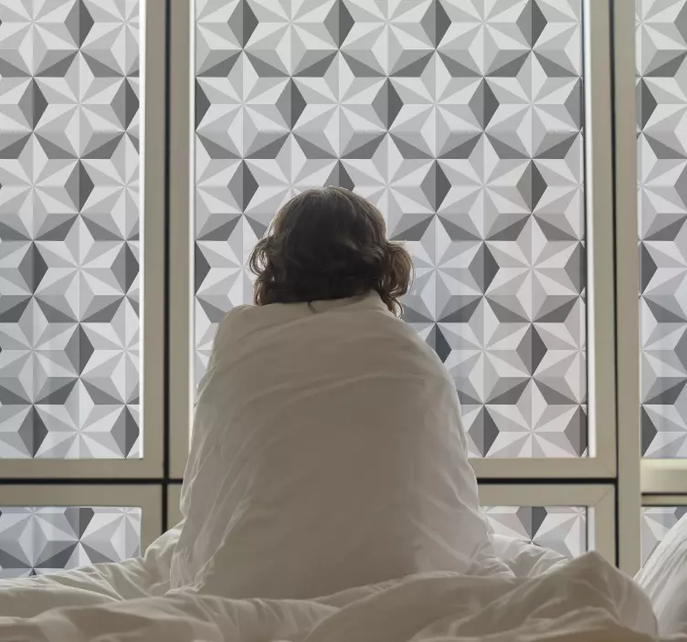 Decoratie sticker locaties geometrische panelen - TenStickers