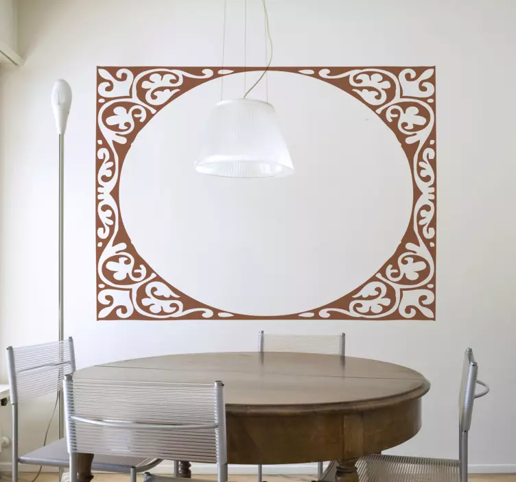 Decoratieve vintage sierlijke sticker - TenStickers