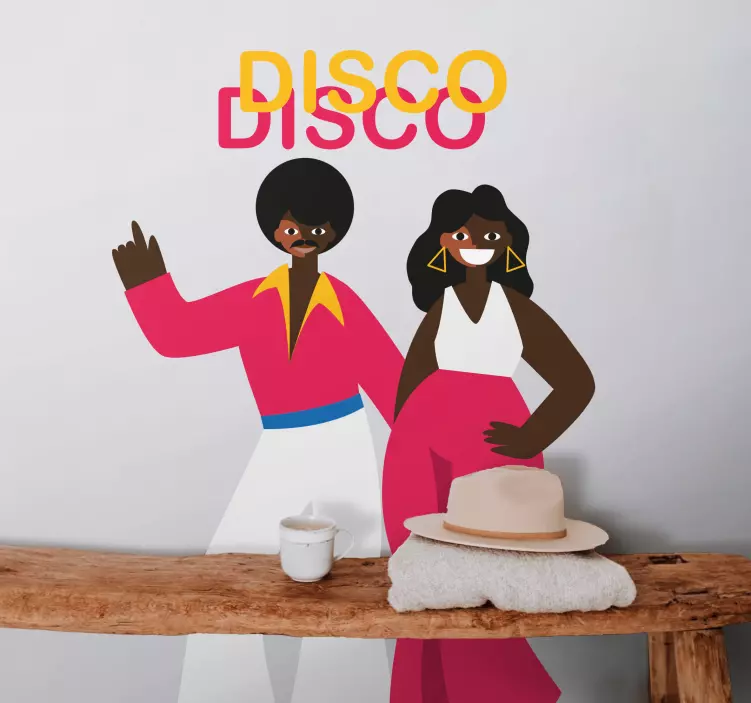 Discodansduo Muursticker games - TenStickers
