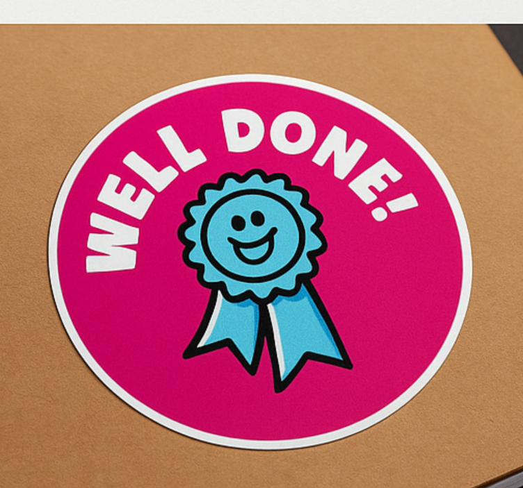 Felicitatieset muursticker kinderkamer - TenStickers