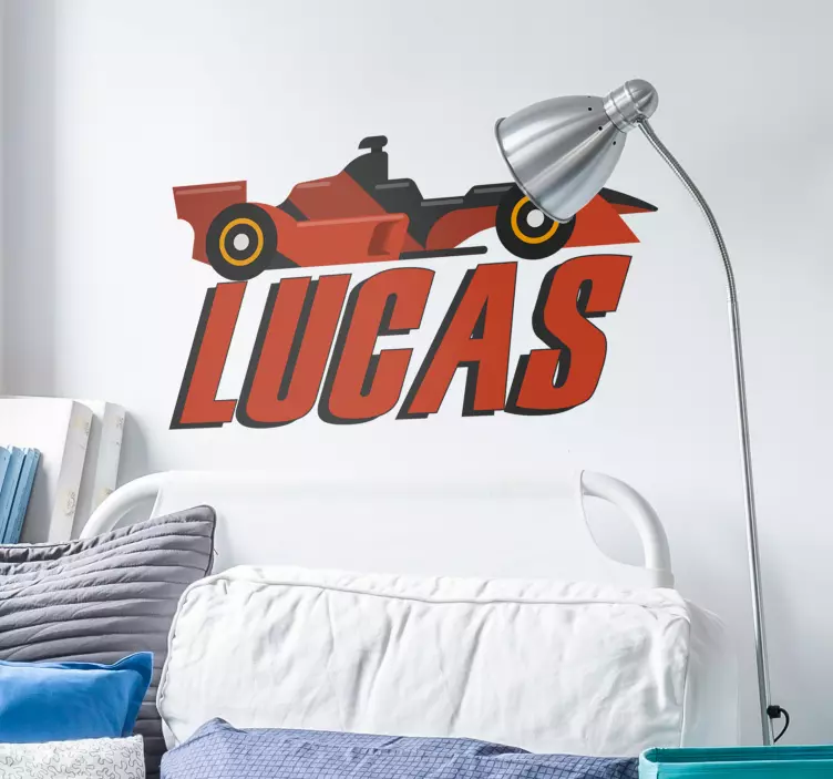 Formule 1 naamsticker alle namen - TenStickers