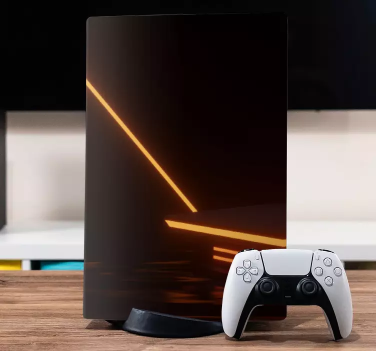 Futuristische console wrap ps5 sticker - TenStickers