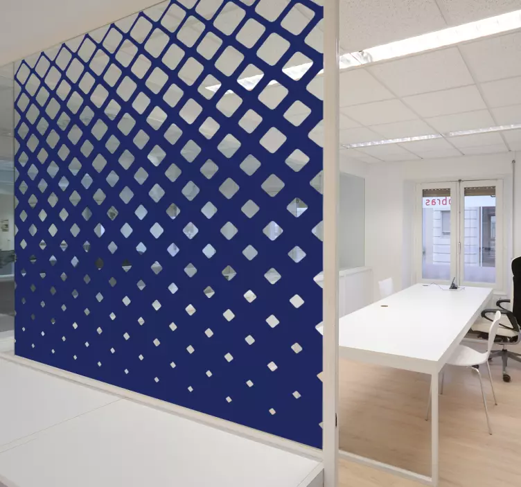 Geometrische raamfolie ruit - TenStickers