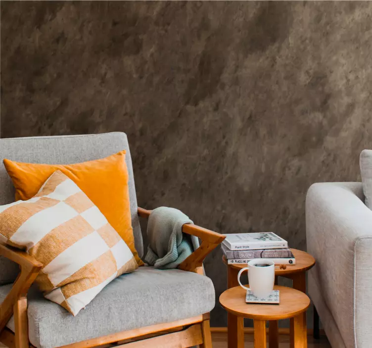 Gestructureerd neutraal oppervlak woonkamer muursticker - TenStickers