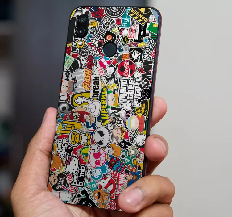 graffiti design huawei sticker - TenStickers