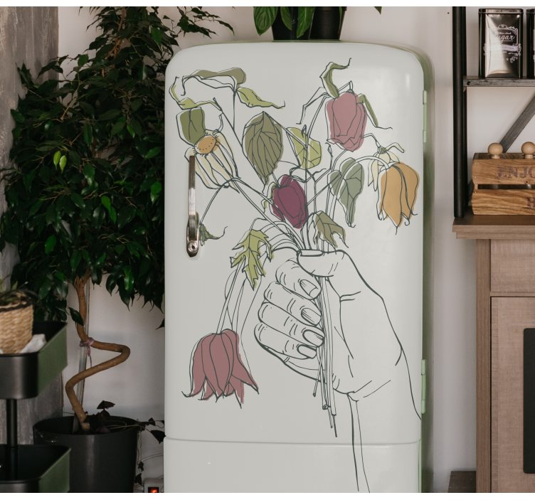 Handzame bloesems Muurstickers bloemen - TenStickers