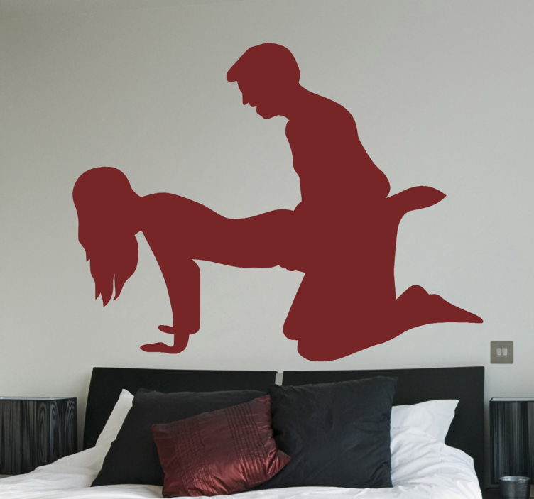 Kamasutra sexy muursticker - TenStickers