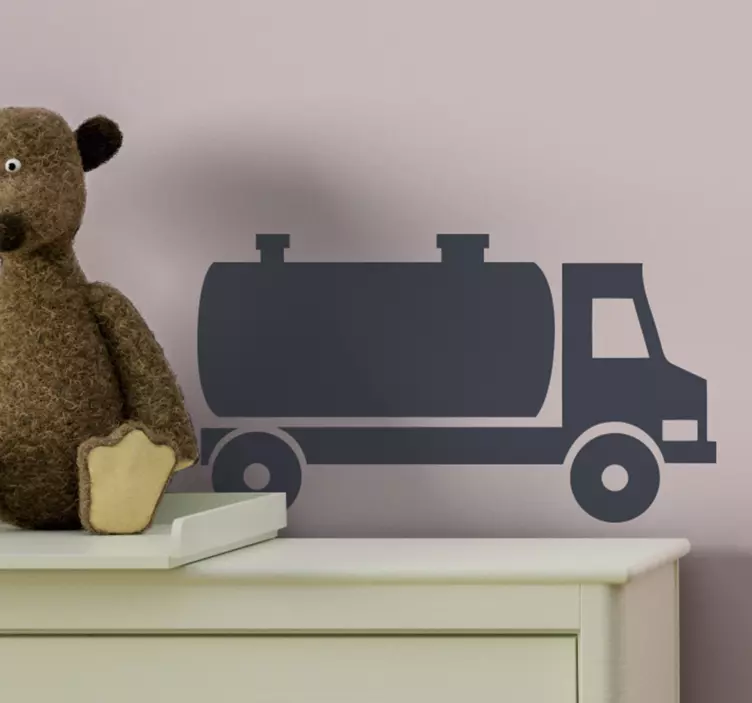 Klassieke vrachtwagen silhouet voertuigen sticker - TenStickers