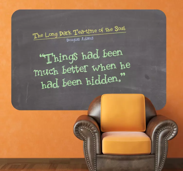 Krijtbord Muursticker Rechthoek - TenStickers