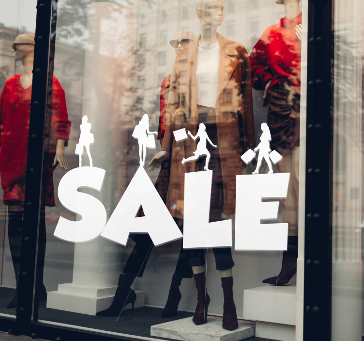 Sticker voor commerciële verkoop korting sticker - TenStickers