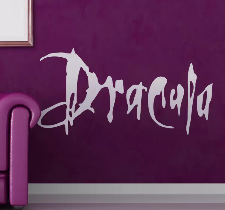 Logo Dracula sticker - TenStickers