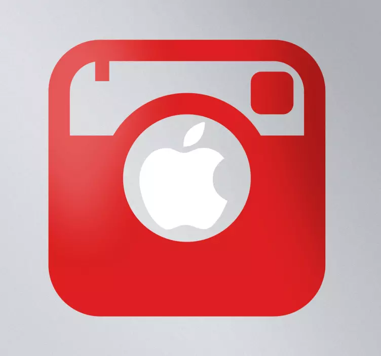 Mac Apple Instagram camera sticker - TenStickers