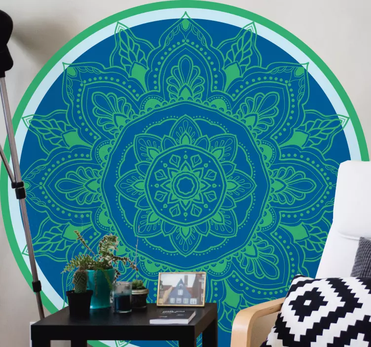 Mandala patroonontwerp decoratie sticker - TenStickers