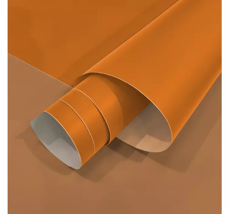 Zelfklevende folie - Mat Mandarijnoranje - TenStickers