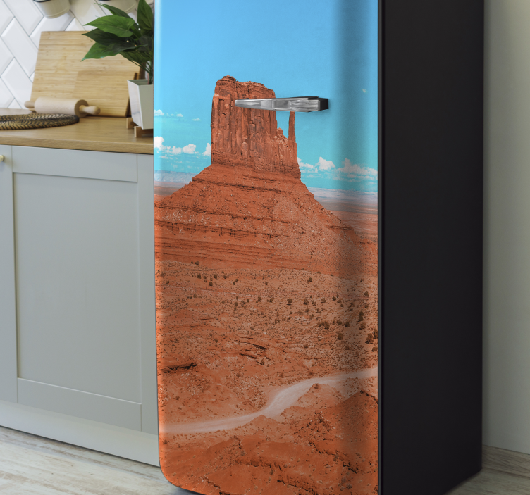 Monument valley landschap Koelkast sticker - TenStickers