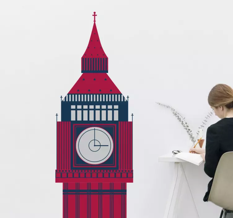 Muursticker Big Ben Londen - TenStickers