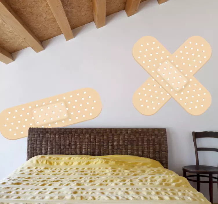 Muursticker decoratieve pleisters - TenStickers