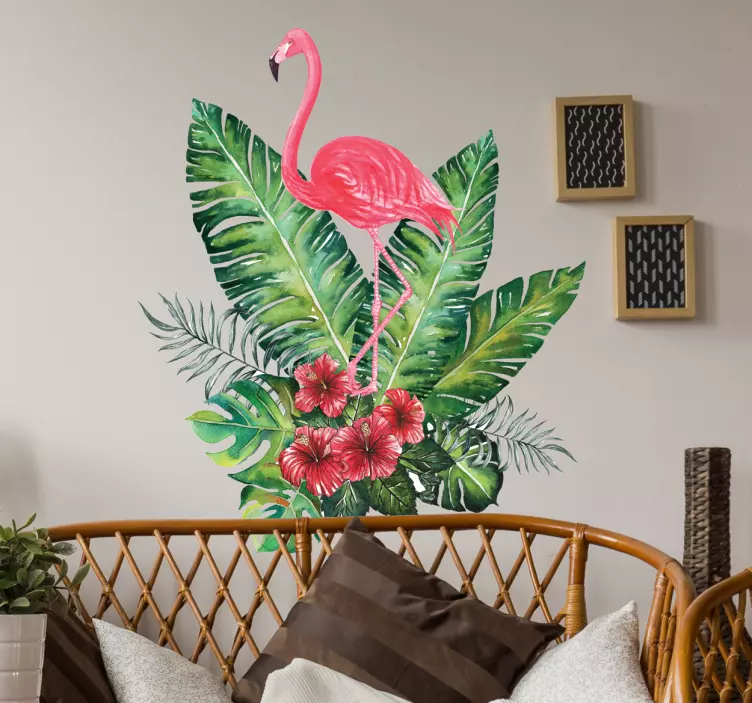 Muursticker Flamingo Muursticker Flamingo - TenStickers