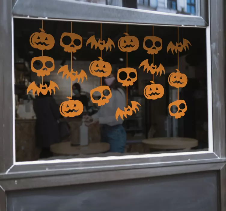 Muursticker Halloween Versieringen - TenStickers