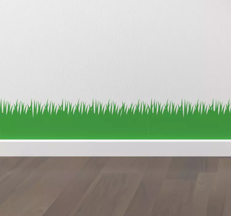 Muursticker horizontaal gras - TenStickers