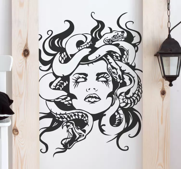 Muursticker medusa - TenStickers