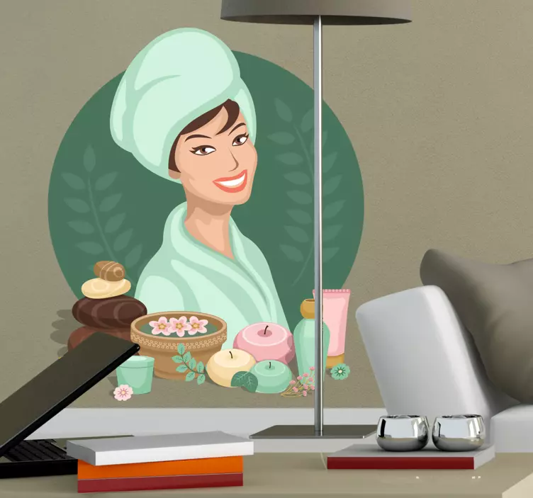 Muursticker Wellnes Spa - TenStickers