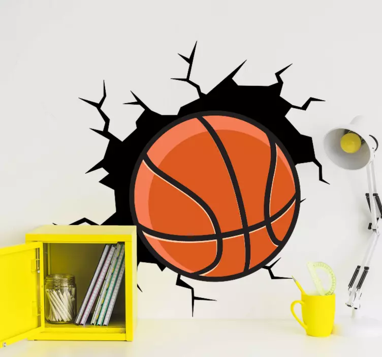 Stickers Basketbal 3D  - TenStickers
