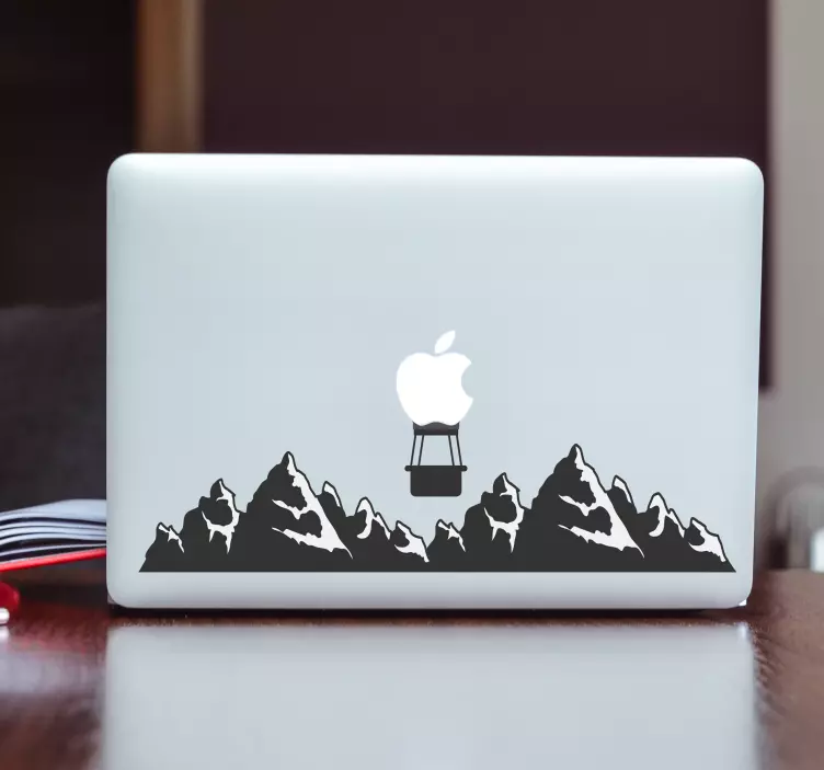 Bergen sticker laptop - TenStickers