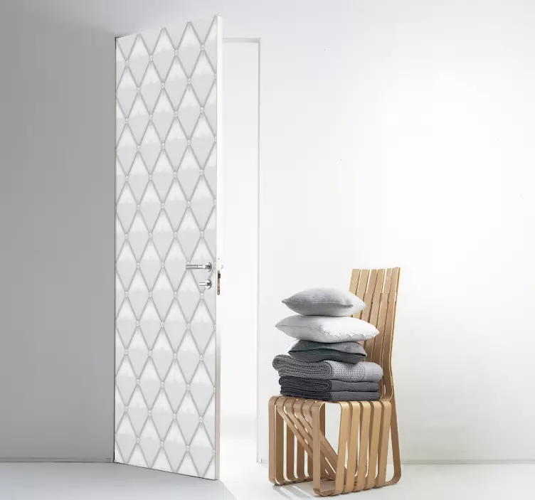 Muurstickers slaapkamer deur ruiten - TenStickers