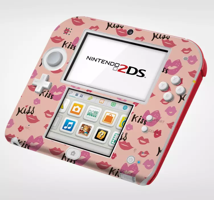 Nintendo sticker met lippen - TenStickers