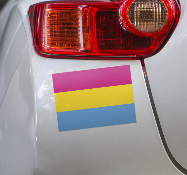 Panseksuele vlag autosticker - TenStickers